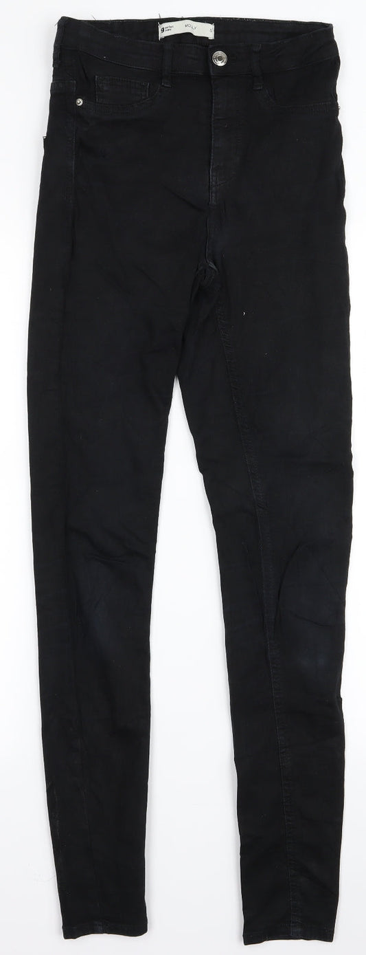 molly Womens Black   Skinny Jeans Size S L29 in