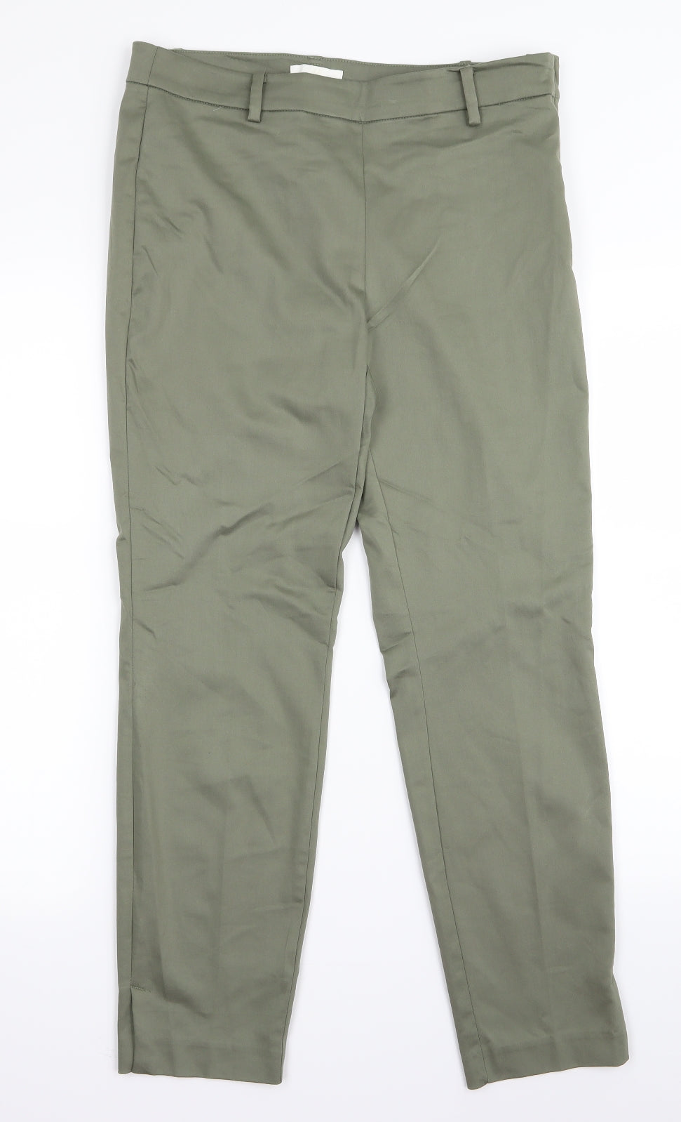 H&M Womens Green   Trousers  Size 10 L24 in