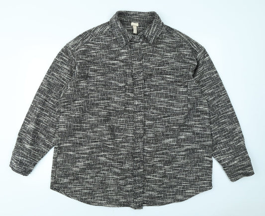 H&M Womens Grey   Jacket  Size L