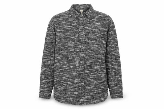 Front view of H&M women’s grey jacket, size L