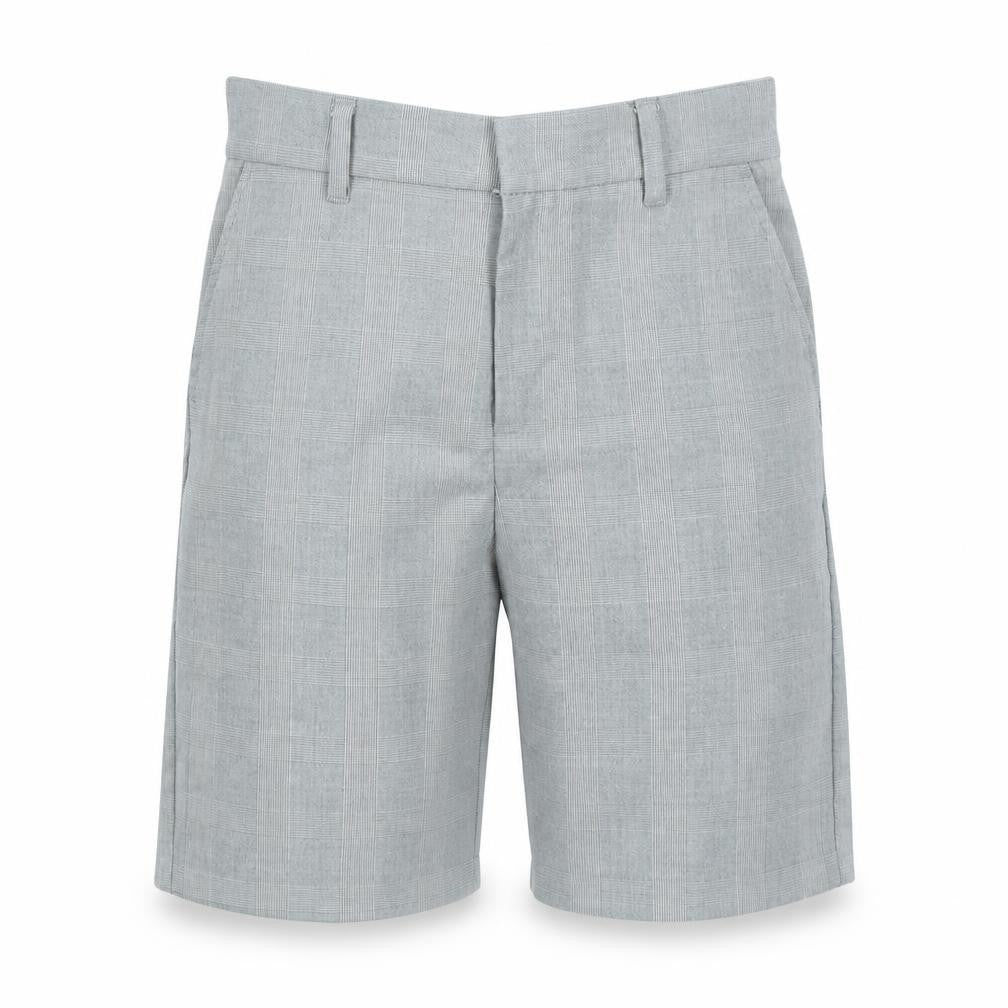 River Island Girls Grey Plaid  Cargo Shorts Size 10 Years