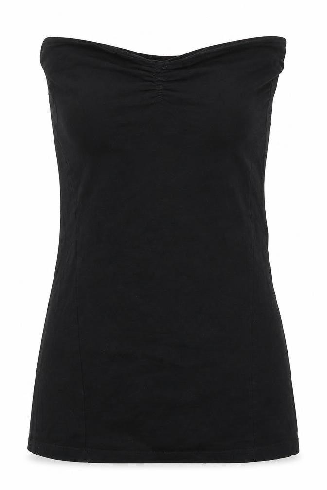 Miss Selfridge Womens Black   Basic T-Shirt Size 8