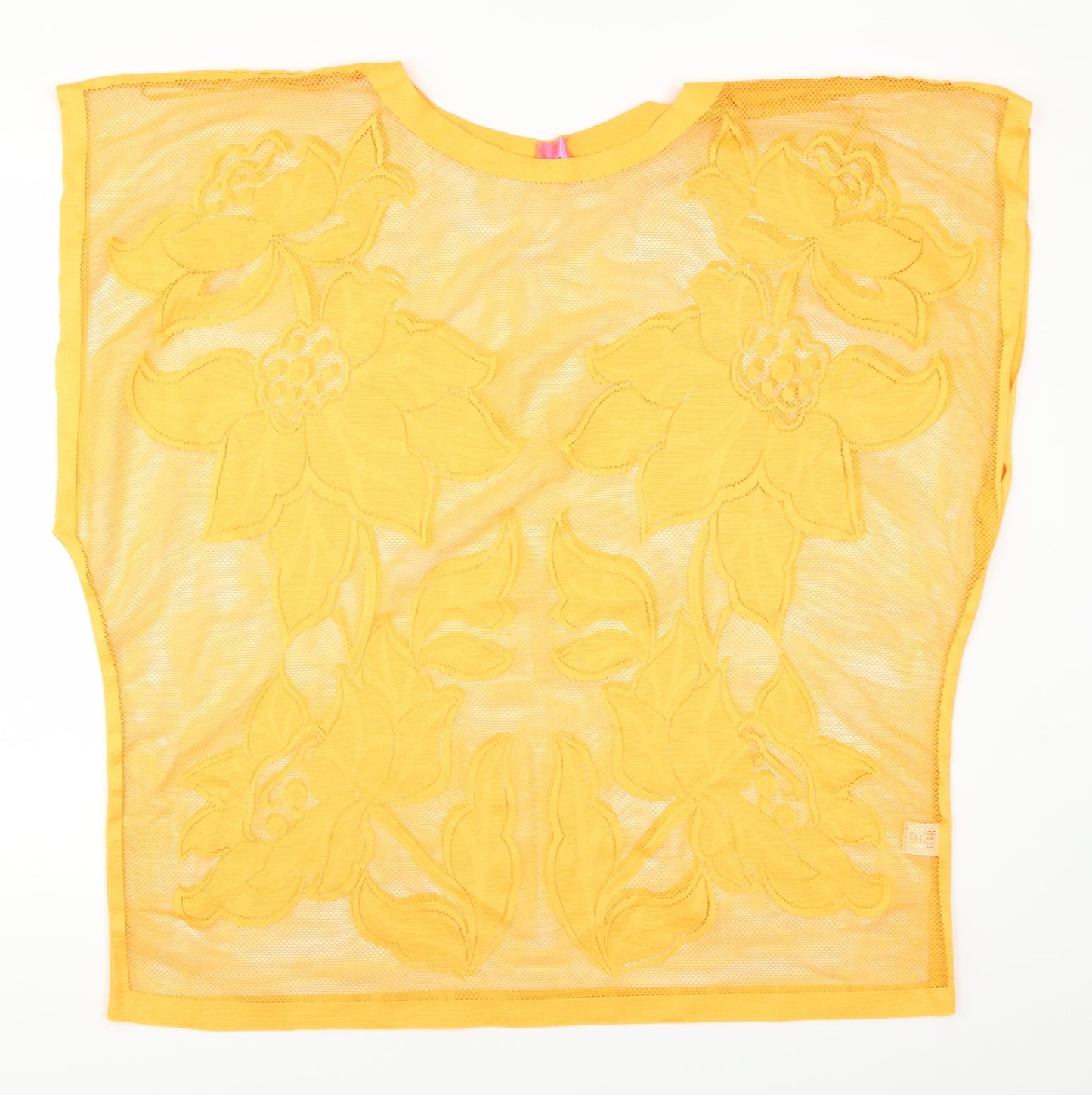River Island Womens Orange Floral  Basic Tank Size S
