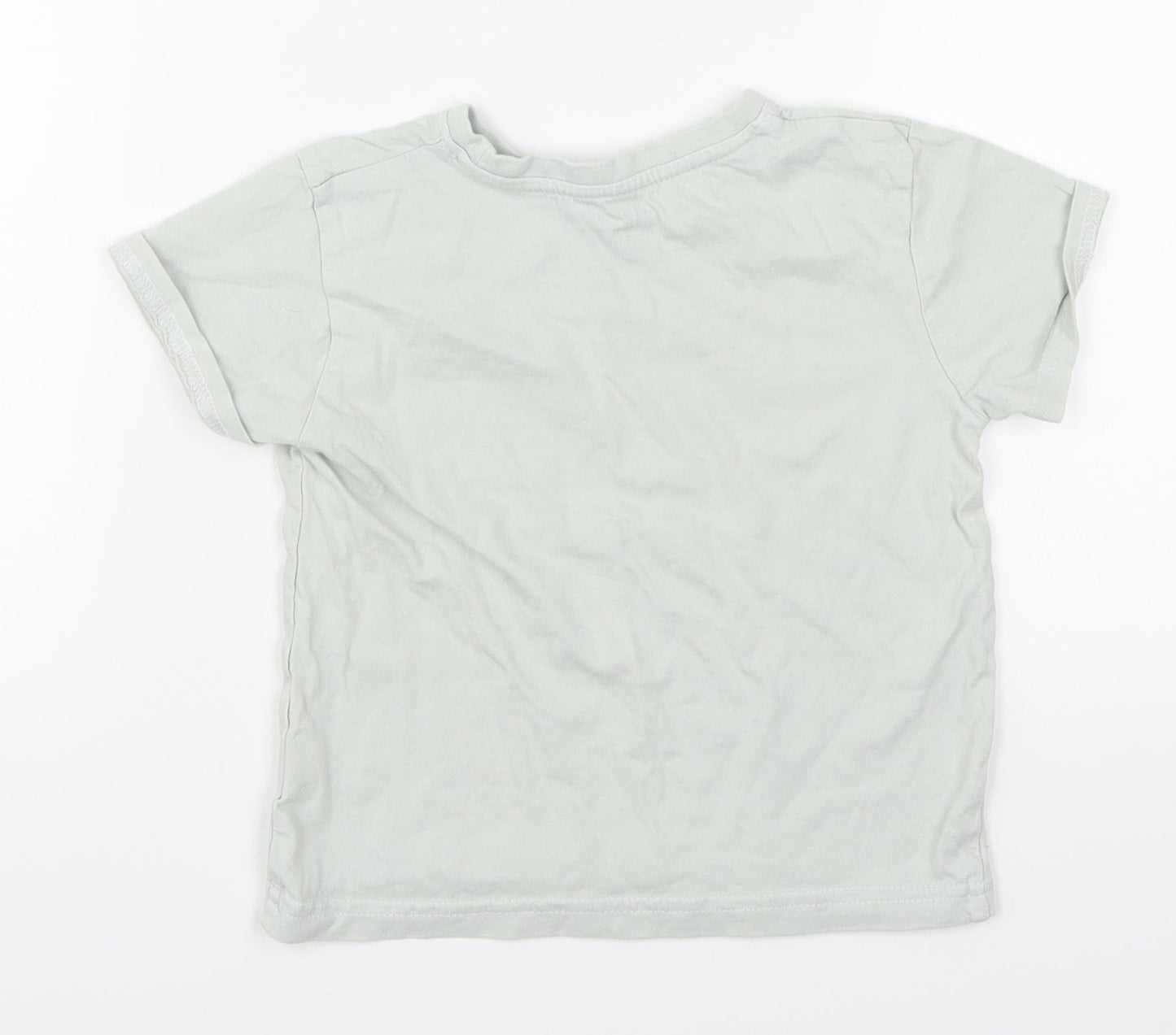 Primark Boys Green   Basic T-Shirt Size 3-4 Years  - Surfing Legend