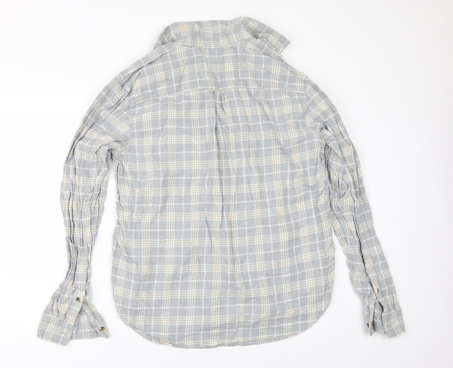 Goodfellows & co Mens Grey Check   Button-Up Size L