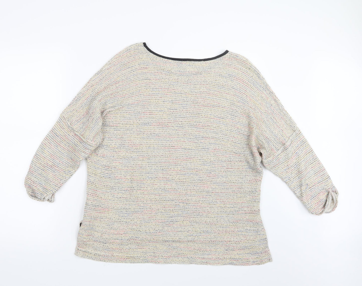 Topshop Womens Beige  Knit Pullover Jumper Size 12