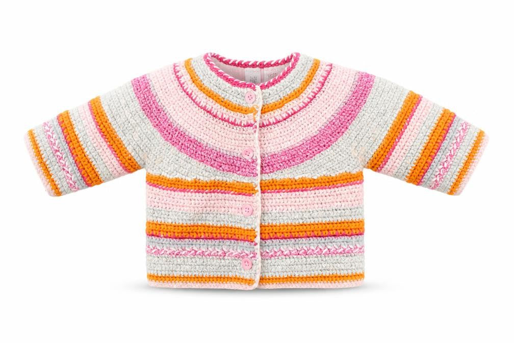 Gap Girls Multicoloured Striped  Cardigan Jumper Size 3-6 Months