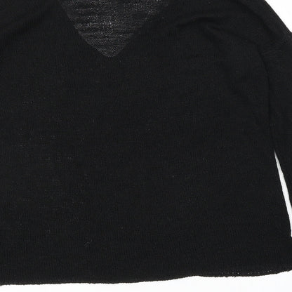 Preloved FOREVER 21 Womens Black   Pullover Jumper Size S - Label