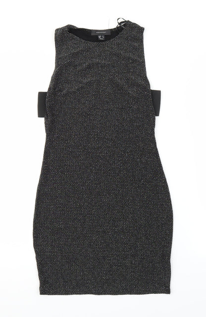 Primark Womens Silver Herringbone  Sheath  Size 10