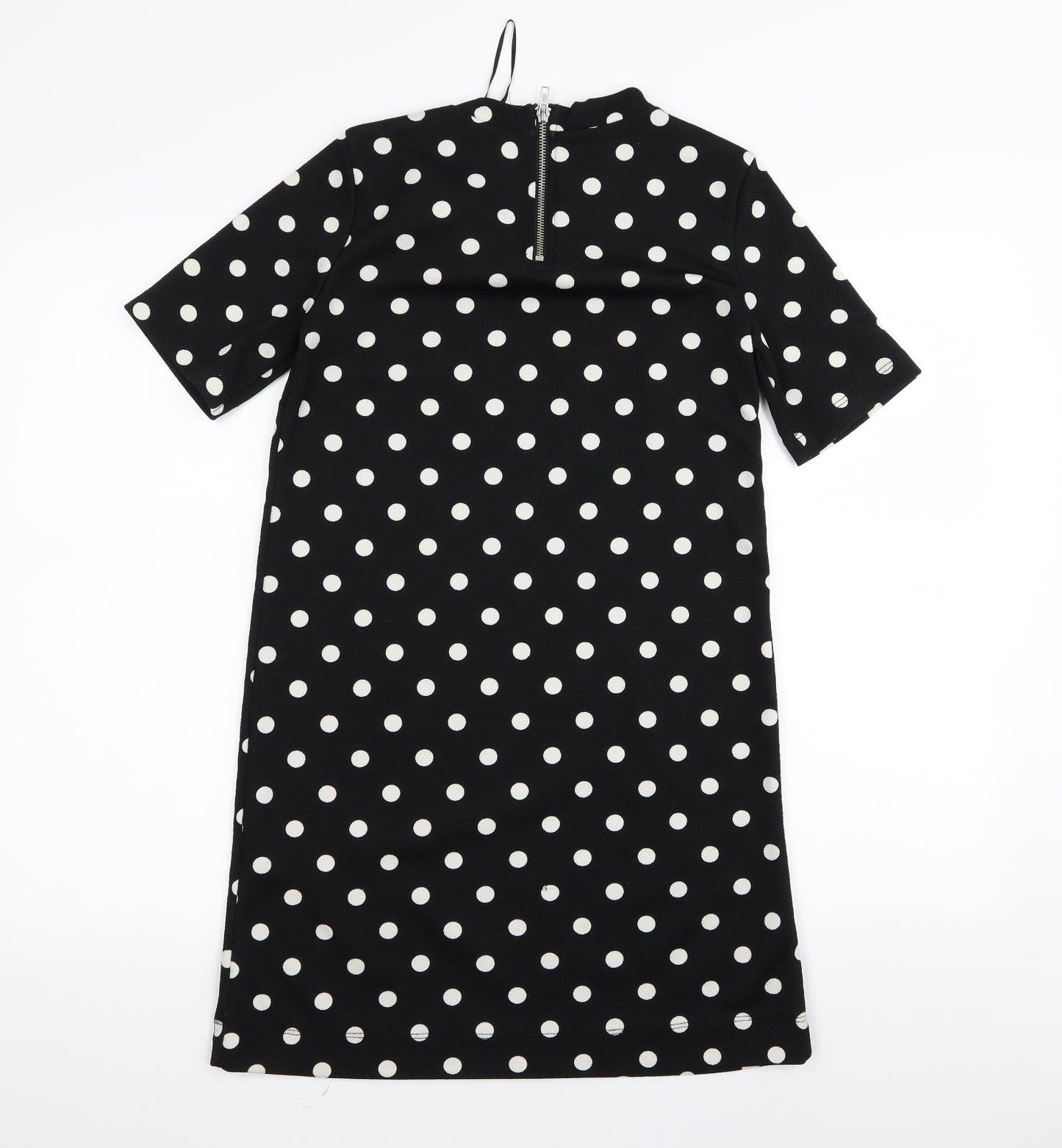 Divided by H&M Womens Black Polka Dot  A-Line  Size 10