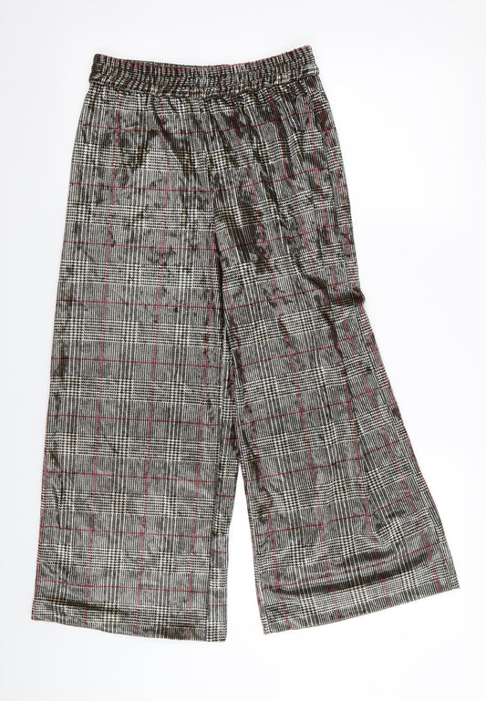 River Island Girls Multicoloured Check  Jogger Trousers Size 10 Years - trousers