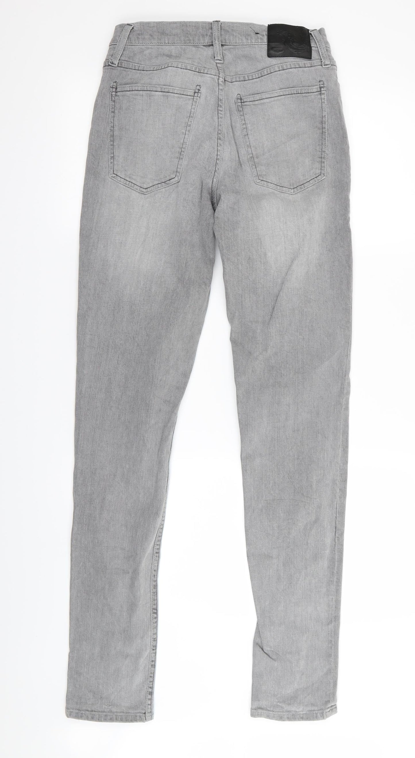 Preworn Womens Grey   Straight Jeans Size 26 in L33 in