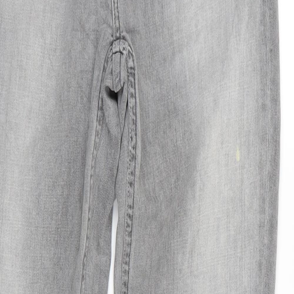 Preworn Womens Grey   Straight Jeans Size 26 in L33 in