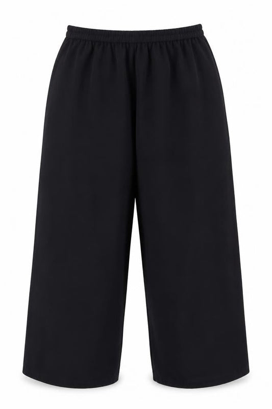 Whispers Womens Black   Capri Trousers Size 14 L23 in