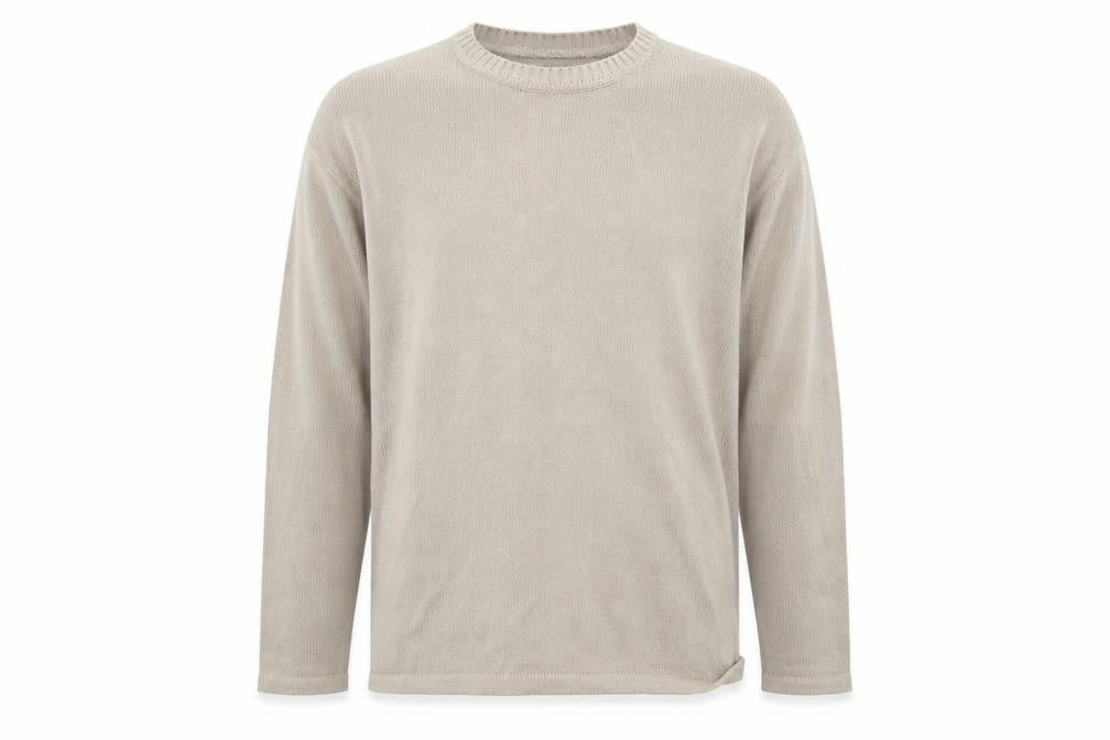 Tnx Mens Beige  Knit Pullover Jumper Size L
