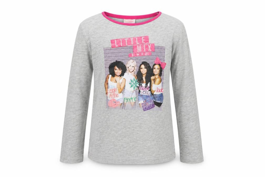 Brando Girls Grey  Jersey Basic T-Shirt Size 7-8 Years  - Littile Mix