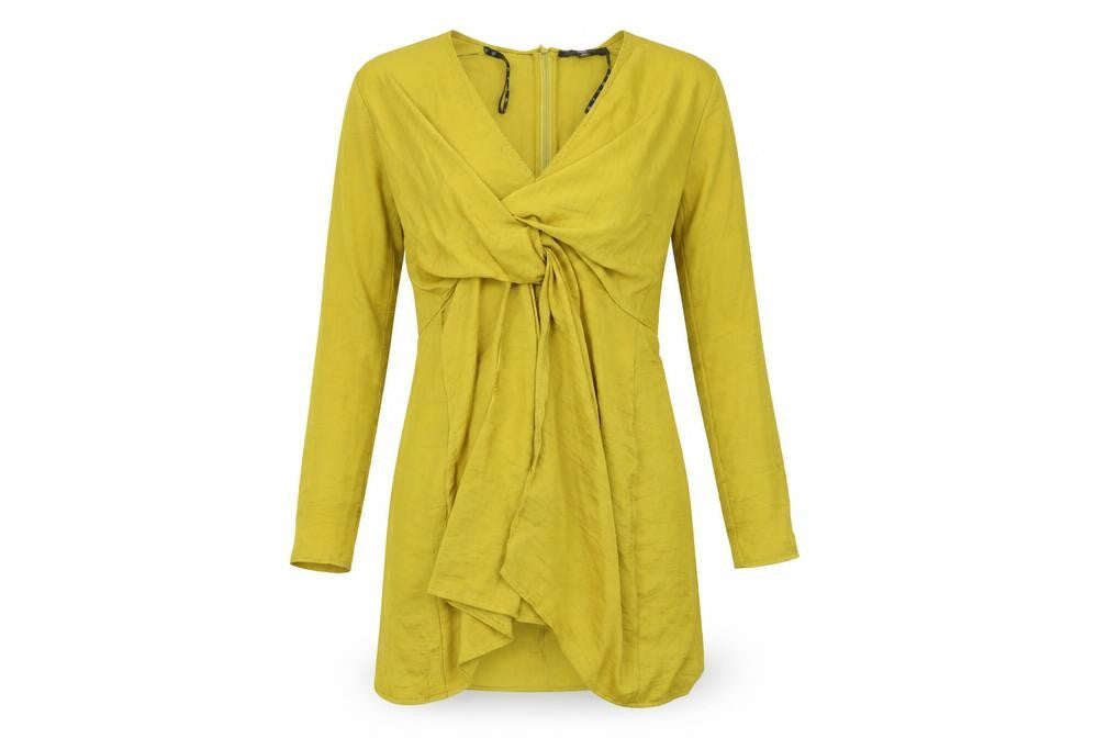 Missguided Womens Yellow   A-Line  Size 8