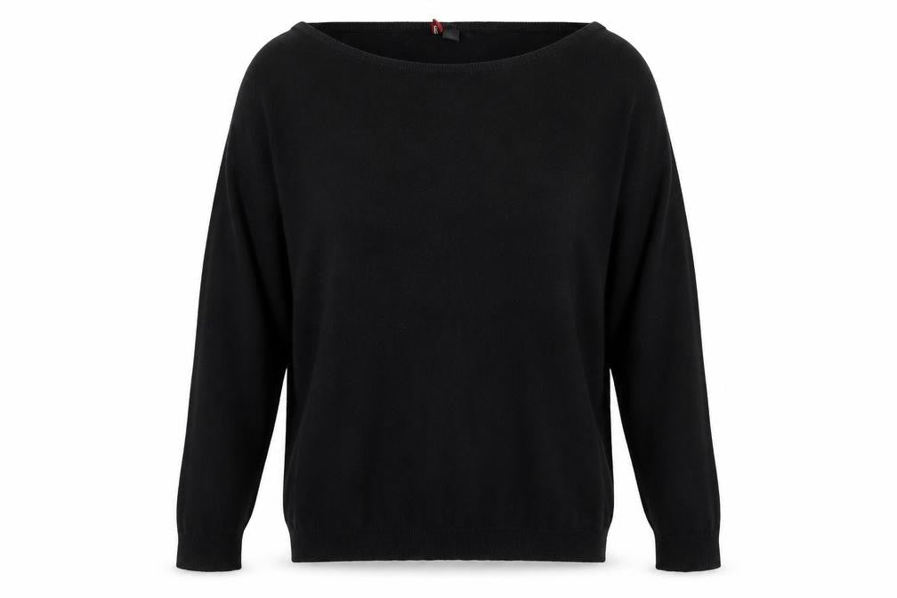 H&M Womens Black  Knit Pullover Jumper Size 12