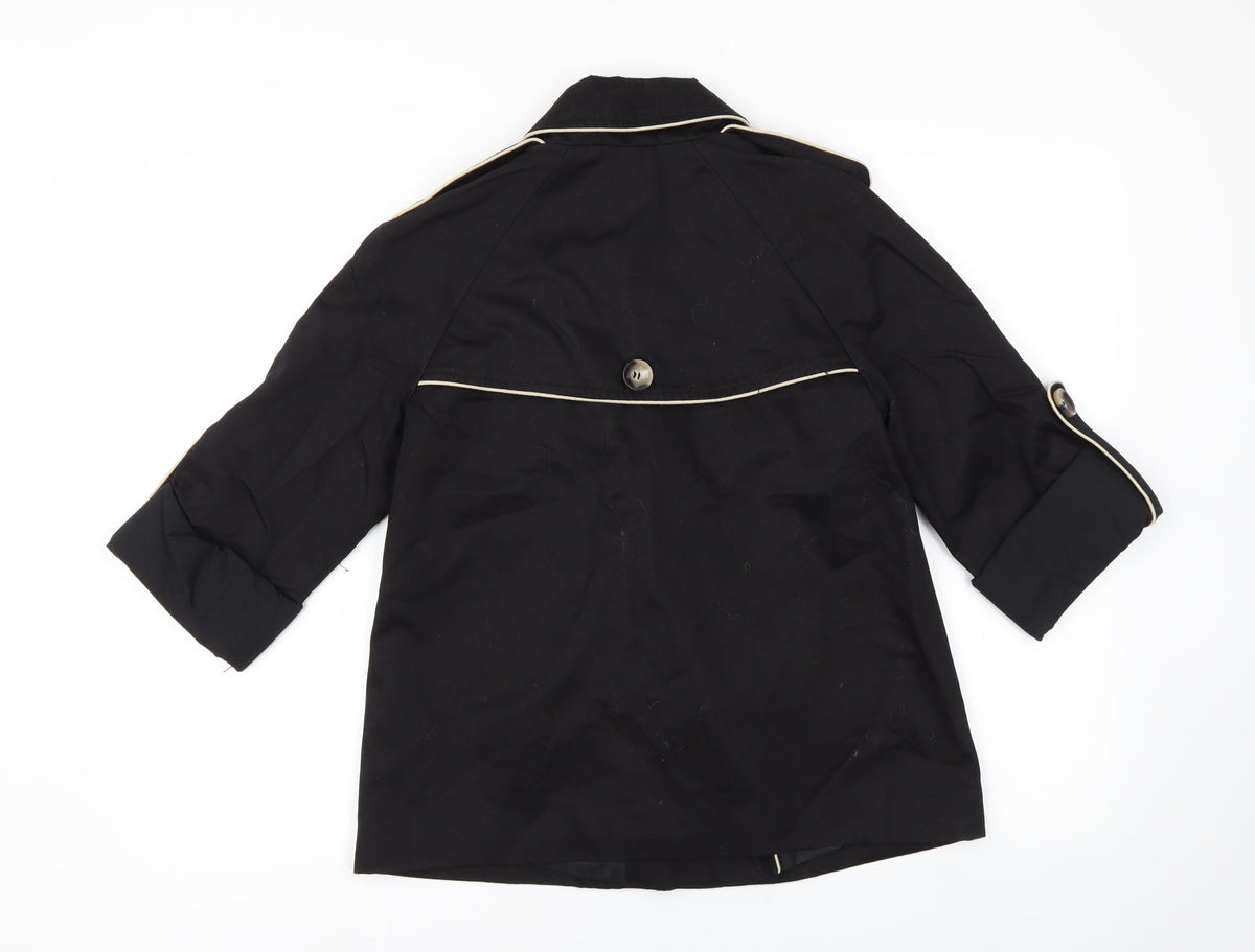 Miss Selfridge Womens Black   Jacket  Size 8