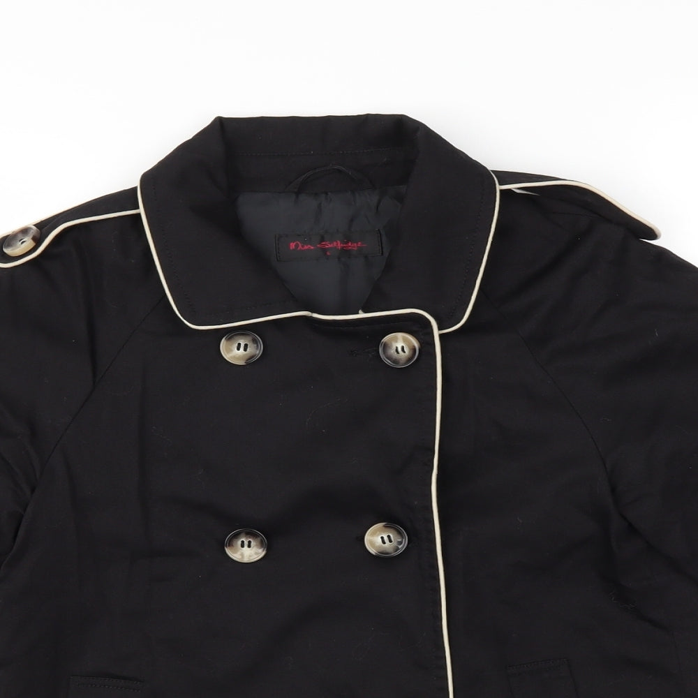 Miss Selfridge Womens Black   Jacket  Size 8