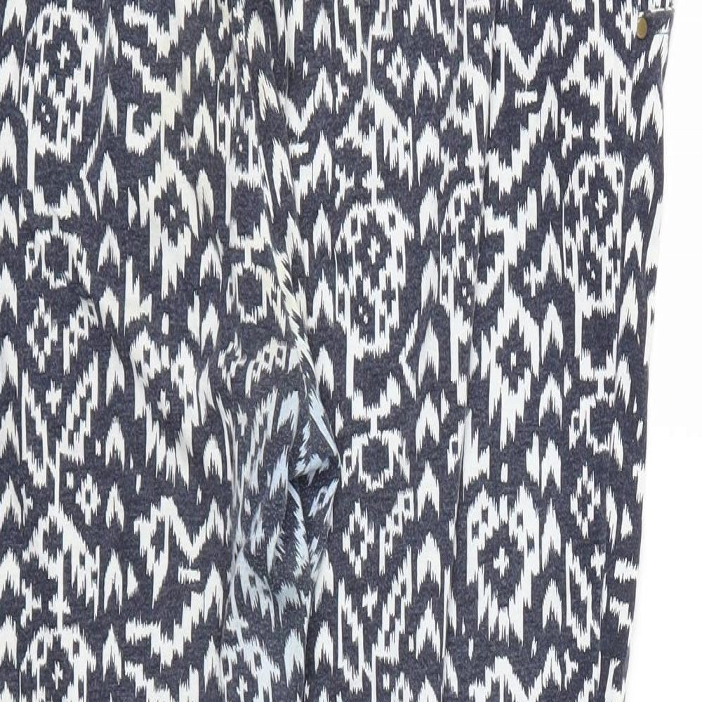 ESMARA Womens Blue Floral  Jogger Trousers Size M L24 in - Stretch waistband