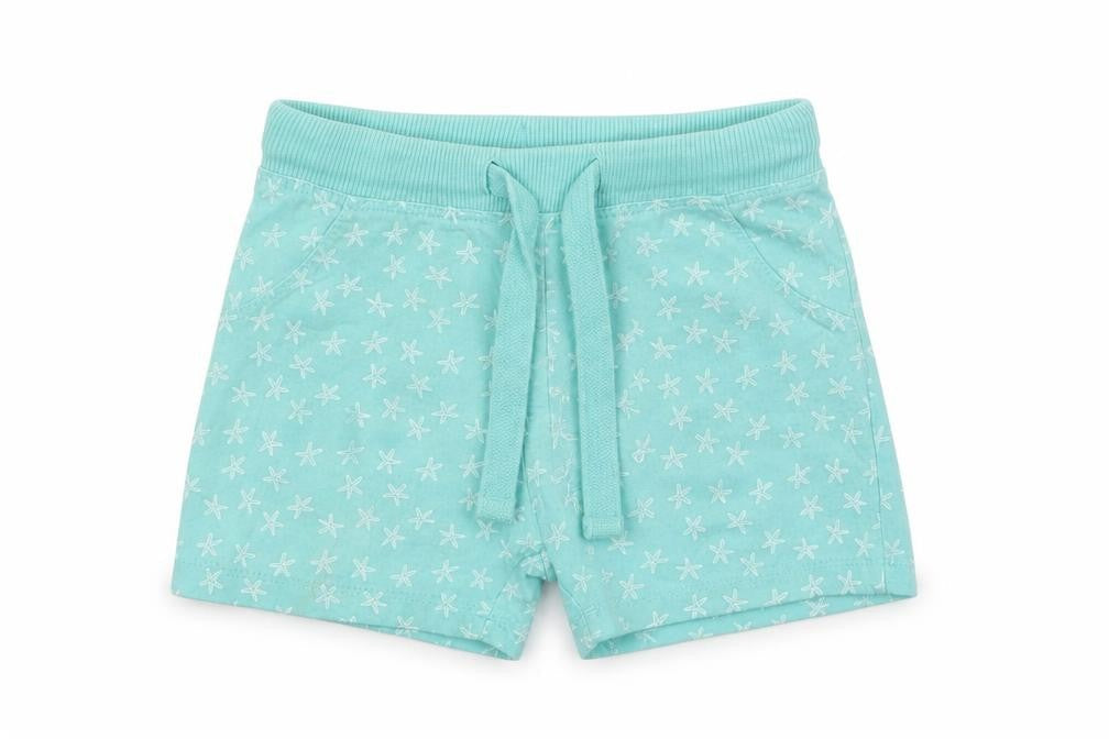 Lupilu Girls Blue Floral  Capri Trousers Size 18-24 Months