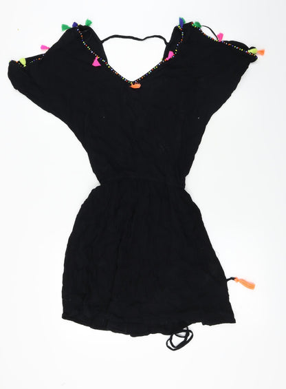 Papaya Womens Black   Basic T-Shirt Size S