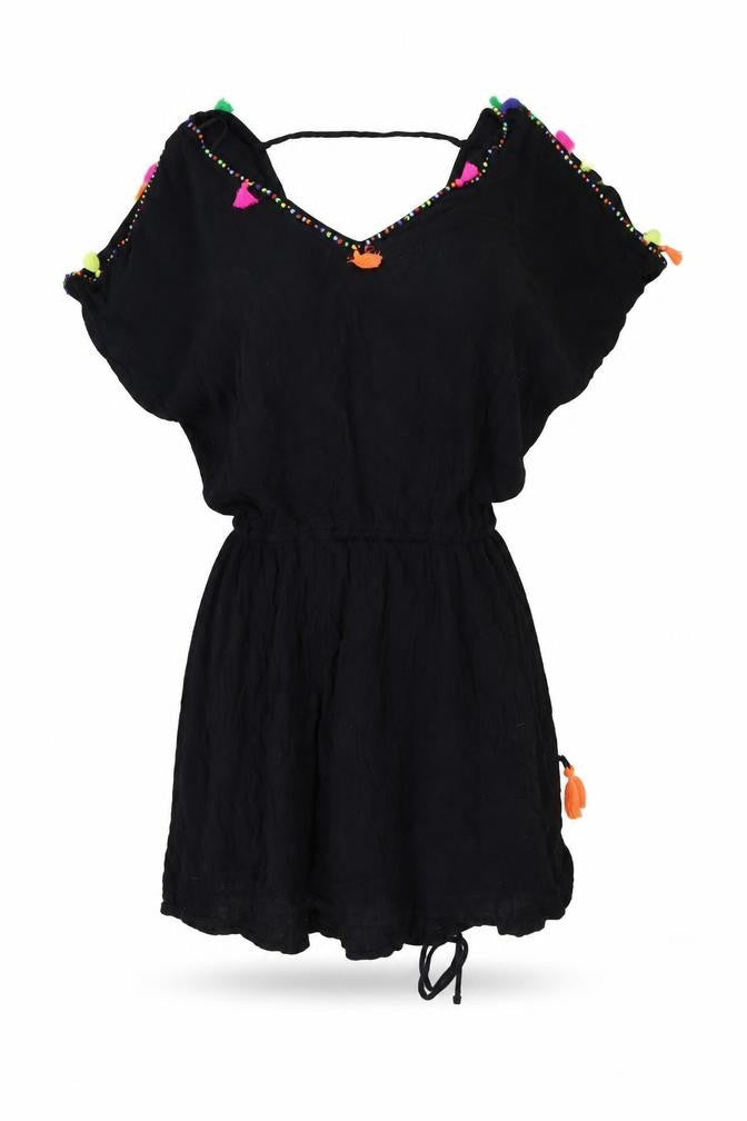 Papaya  Womens Black   Basic T-Shirt Size S