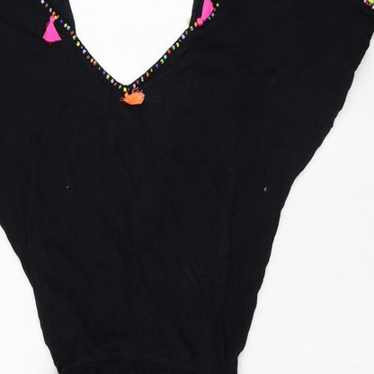 Papaya Womens Black   Basic T-Shirt Size S