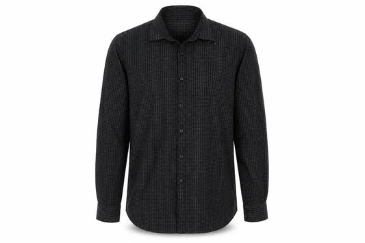 Dressmann  Mens Black    Button-Up Size L