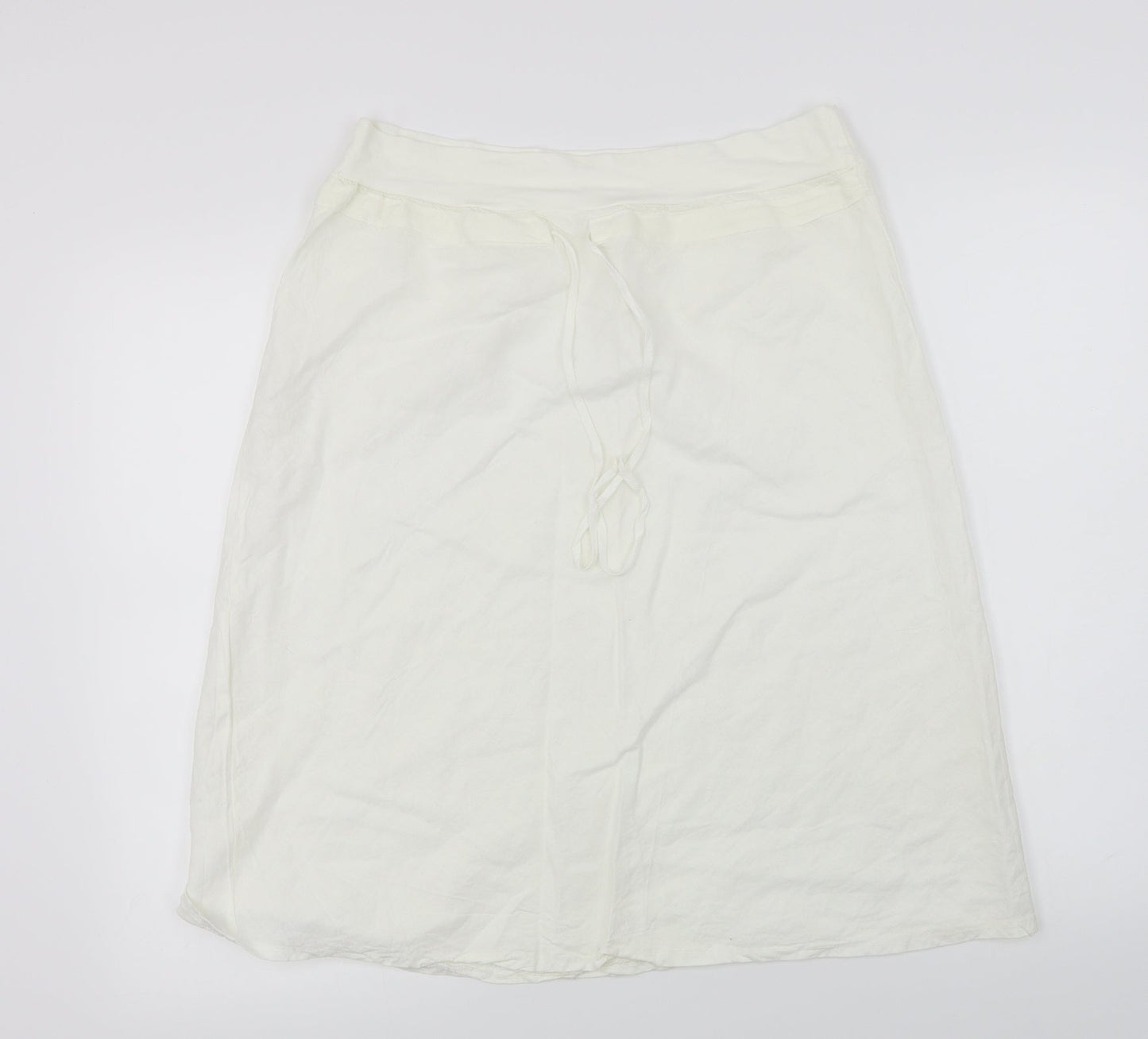 misto Womens Ivory   A-Line Skirt Size 2XL