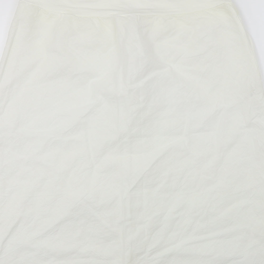 misto Womens Ivory   A-Line Skirt Size 2XL