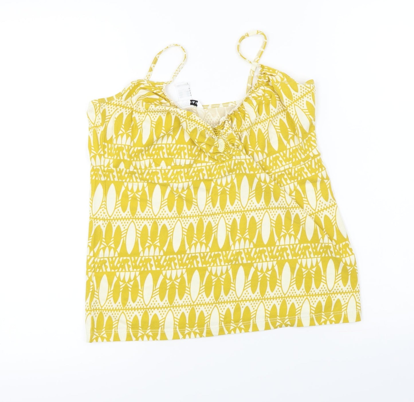 H&M  Womens Yellow   Basic T-Shirt Size L