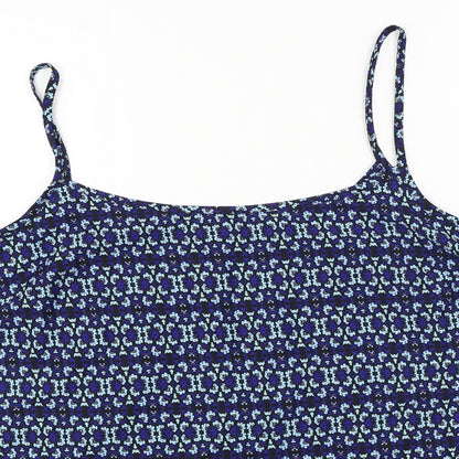 Atmosphere  Womens Blue Floral  Basic Blouse Size 18