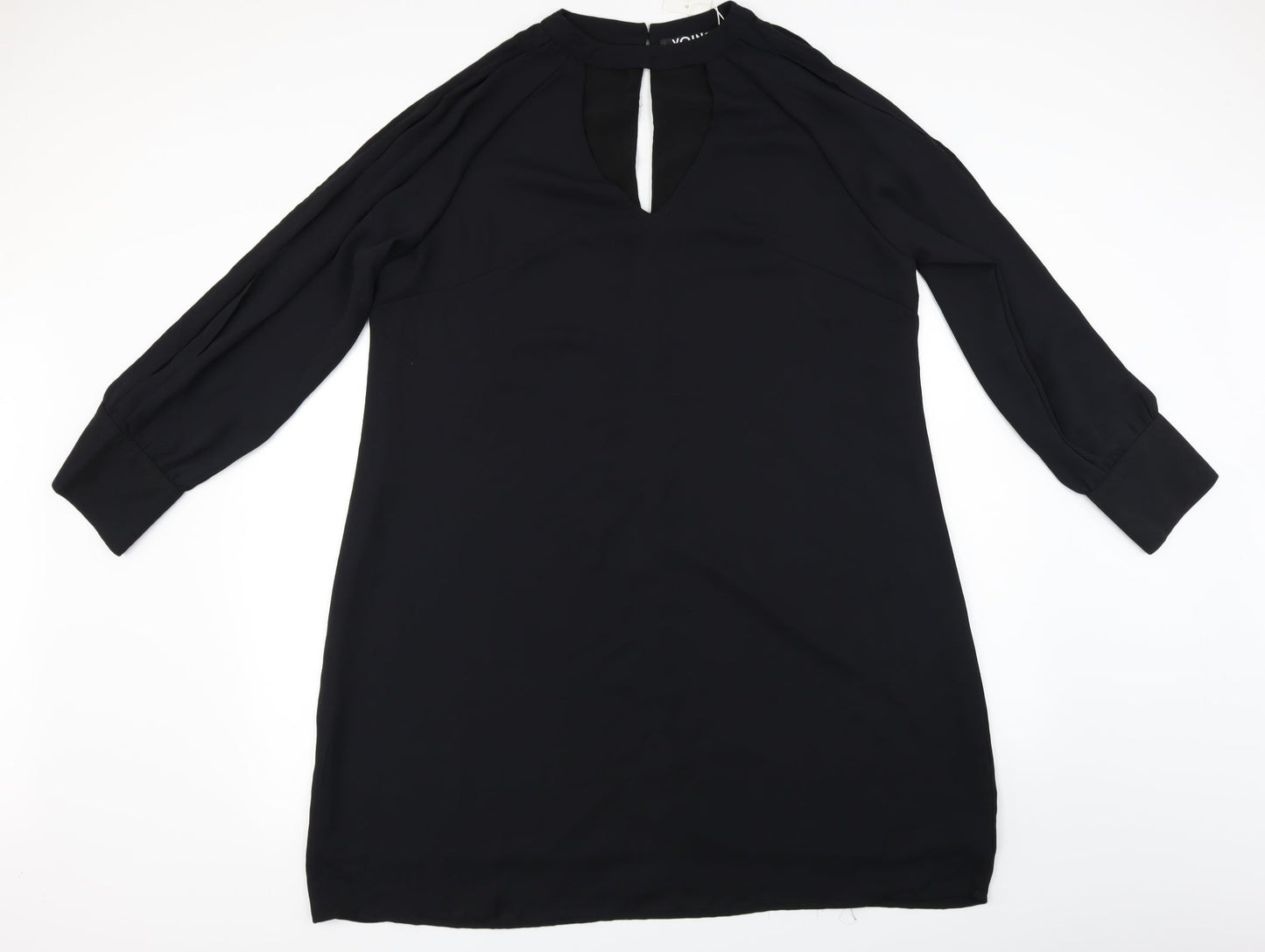 Yoins Womens Black   Basic Blouse Size XL