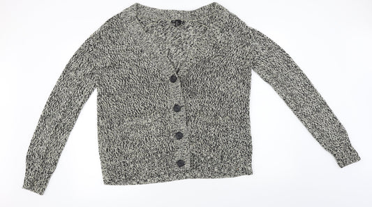 H&M  Womens Grey   Cardigan Jumper Size M