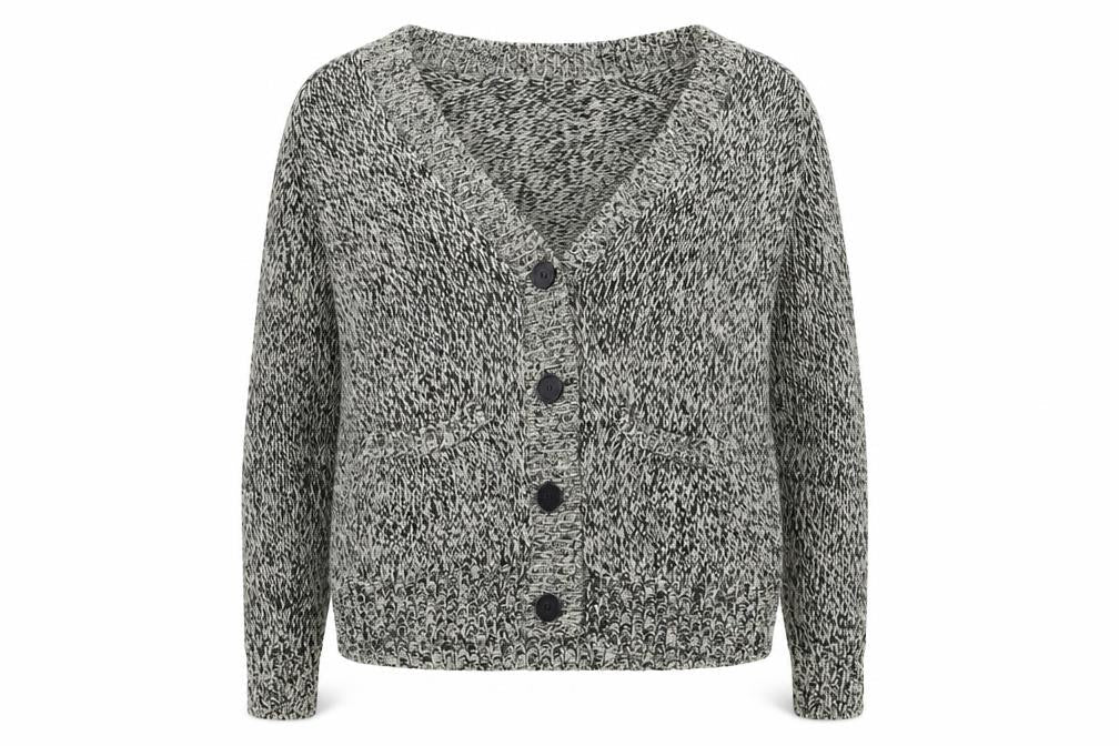 H&M  Womens Grey   Cardigan Jumper Size M