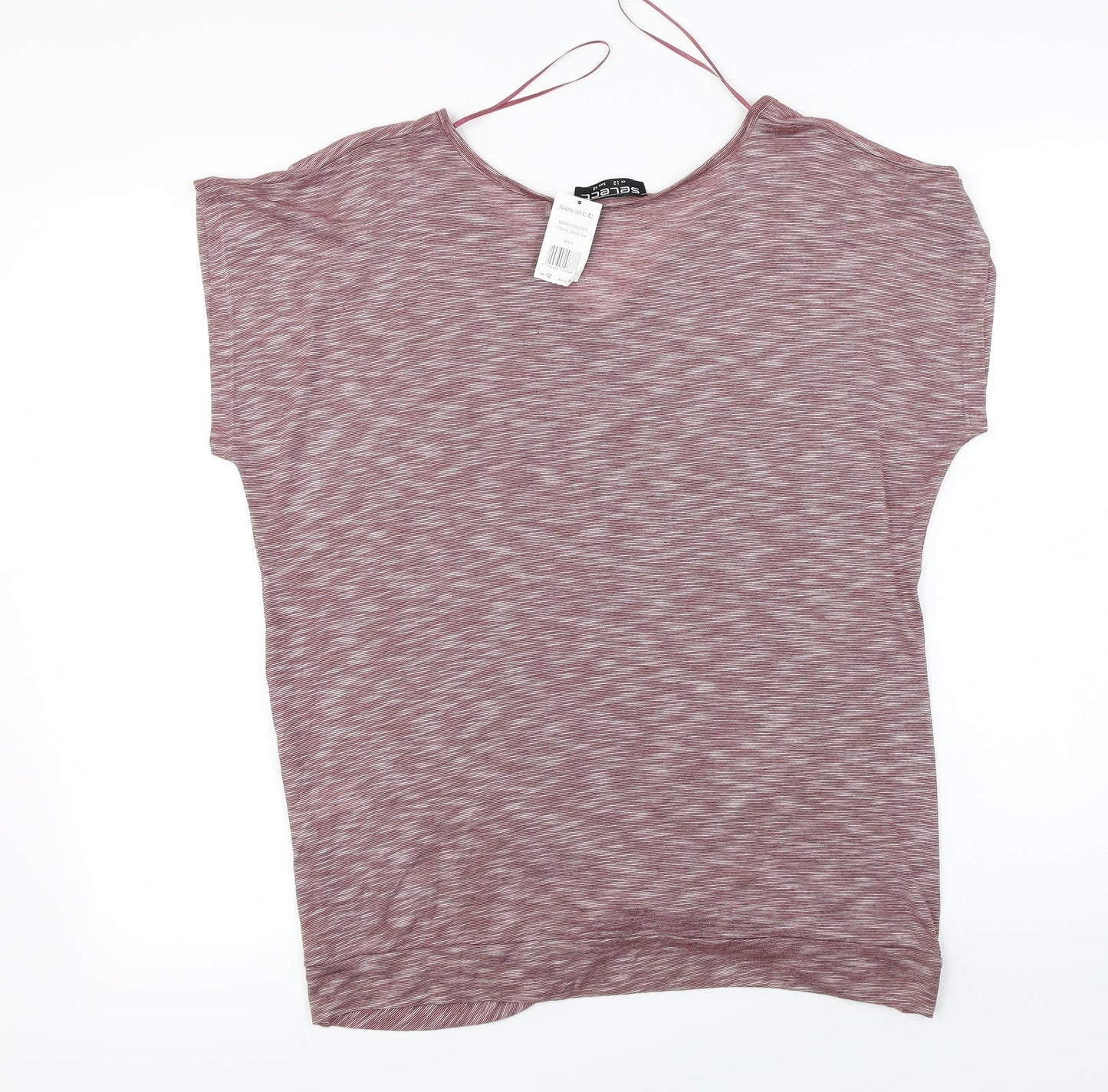 Select  Womens Red   Basic T-Shirt Size 12