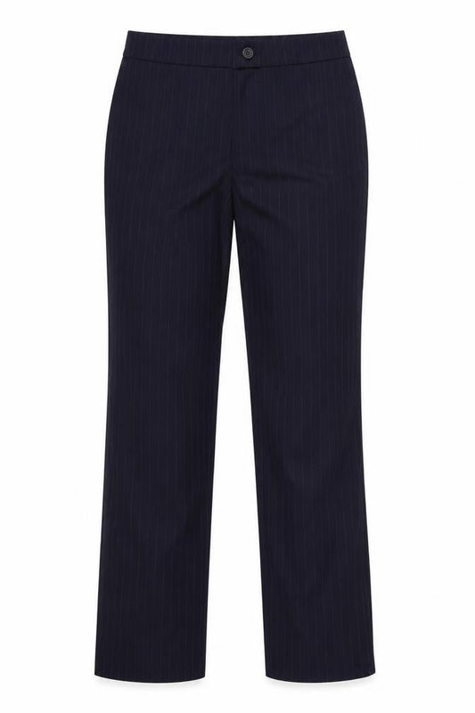 David luke Womens Blue Striped  Trousers  Size 26 in L31 in