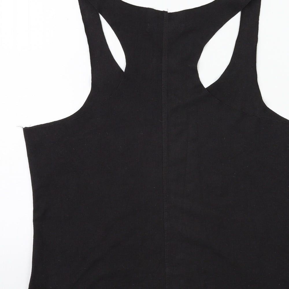 New Look Womens Black   Basic Tank Size 8