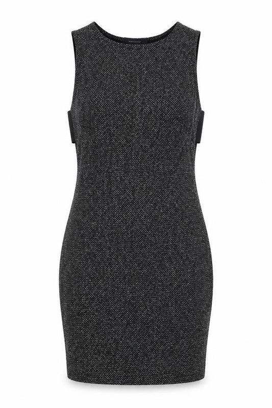 Front view of Atmosphere women’s black bodycon, size UK 12