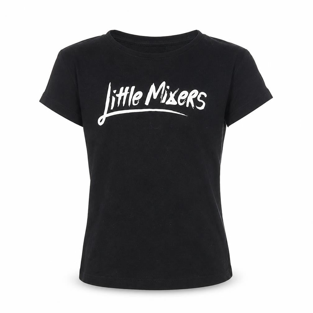 Miss E-vie Girls Black  Jersey Basic T-Shirt Size 9-10 Years  - Little Mixers