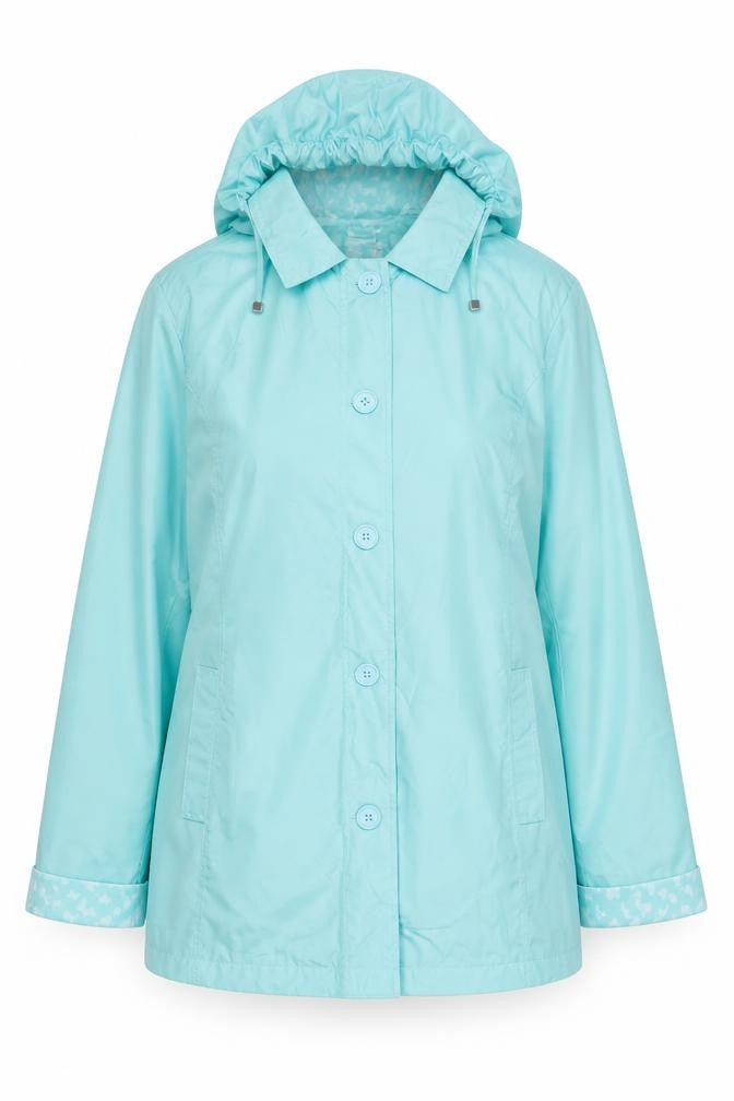 Anne De Lancay Womens Blue   Jacket  Size L
