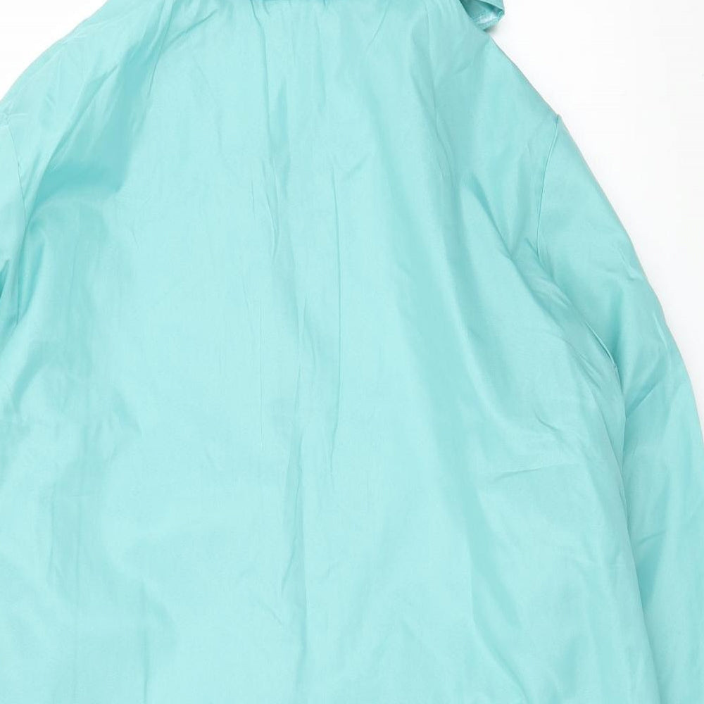 Anne De Lancay Womens Blue   Jacket  Size L