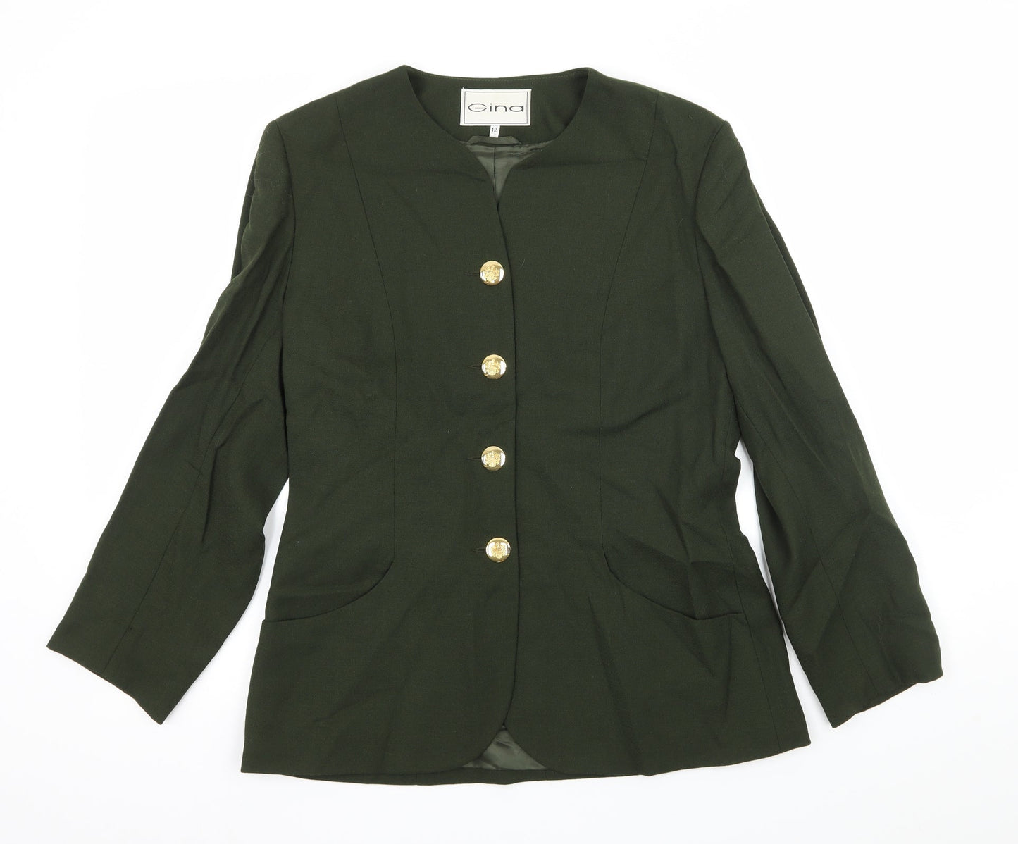 Gina Womens Green   Jacket  Size 12