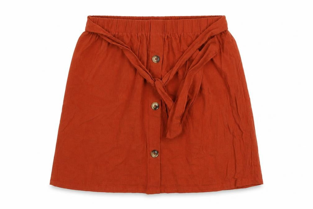 SheIn Womens Orange   Flare Skirt Size XL