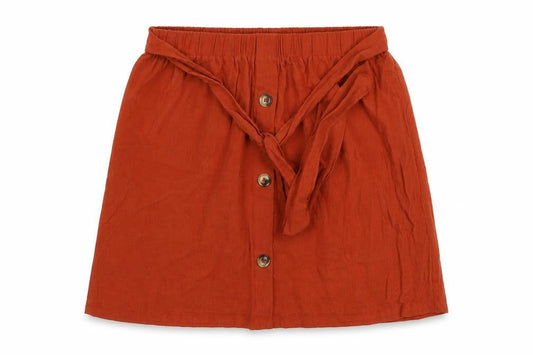 SHEIN Womens Orange   Flare Skirt Size XL