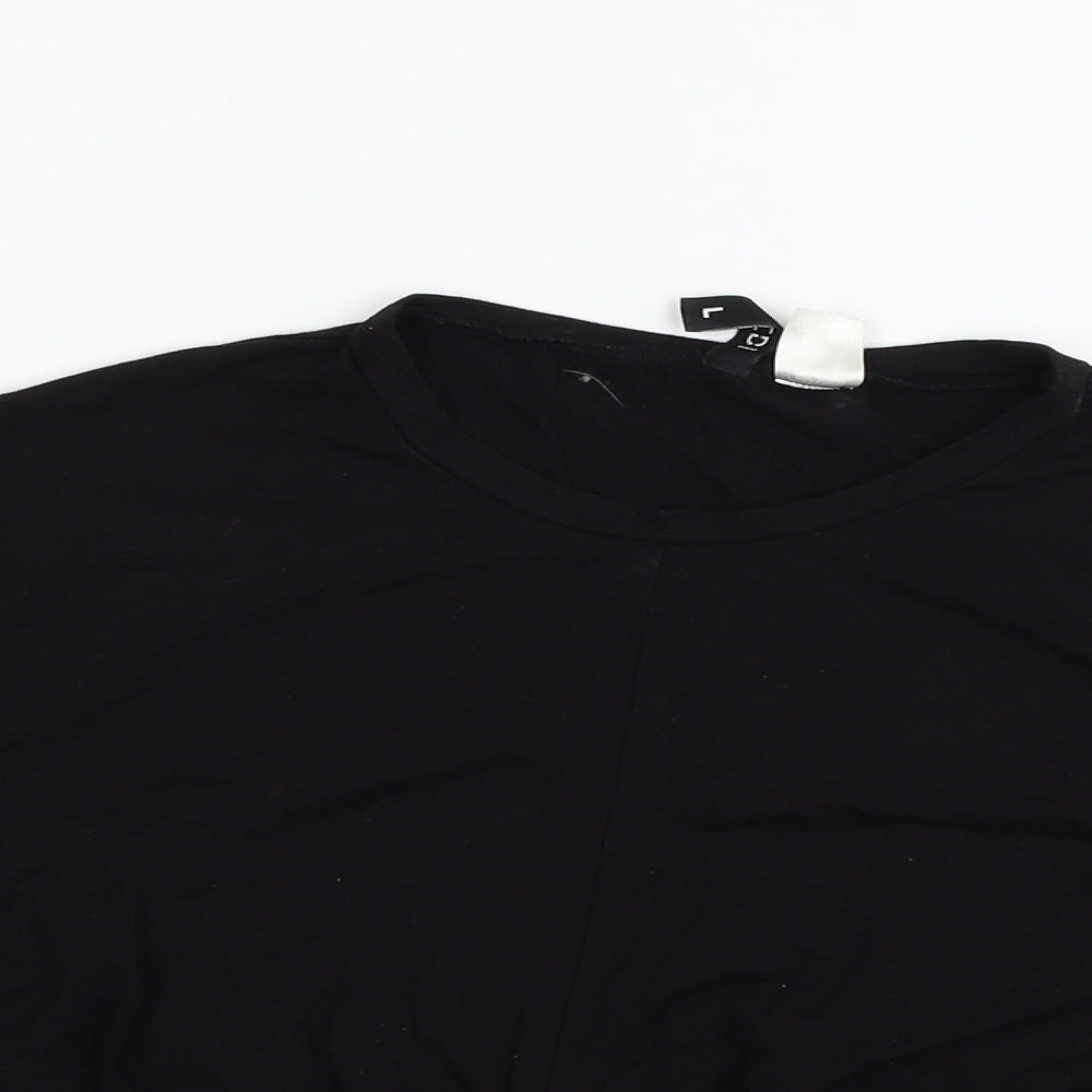 Divided Womens Black   Basic T-Shirt Size L