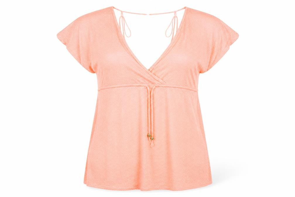 Atmosphere Womens Orange   Basic T-Shirt Size L