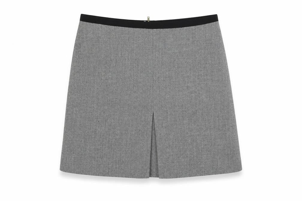 H&M Womens Grey   Flare Skirt Size 12